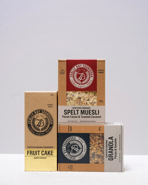 Bundle and Save 15% - Fruit Cake, Pecan Granola & Spelt Muesli