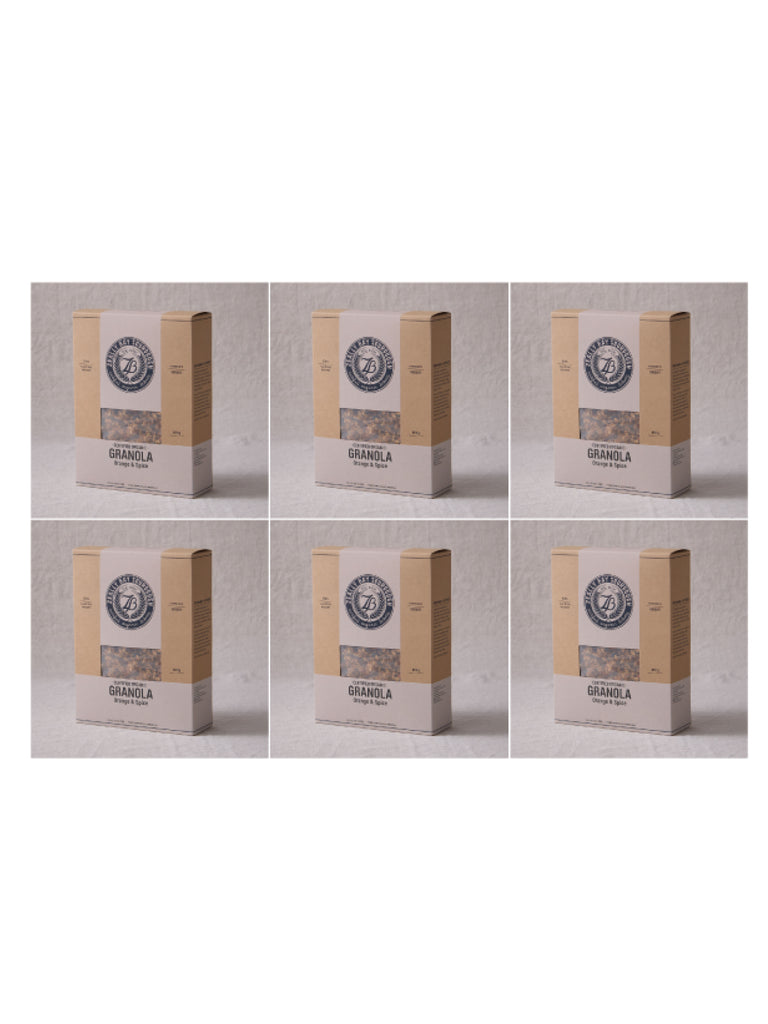 Granola (Orange Spice & Coconut Sugar) 850g Carton of 6