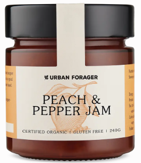 Urban Forager Peach Pepper Jam 240g