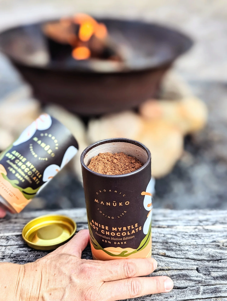 Manuko 60% Dark Anise Myrtle Hot Chocolate (Org. Vg. Gf.)